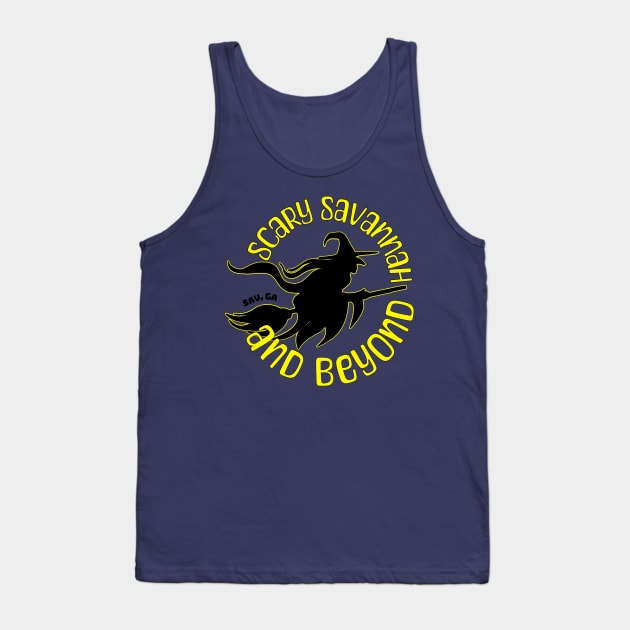 Scary Savannah Witch Tank Top by Scary Savannah and Beyond